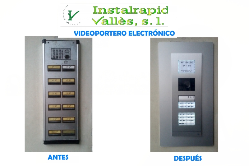 Instalrapid Vallès S.L., antenas Mollet del Vallès, instalar nuevo vídeo portero comunidad de vecinos